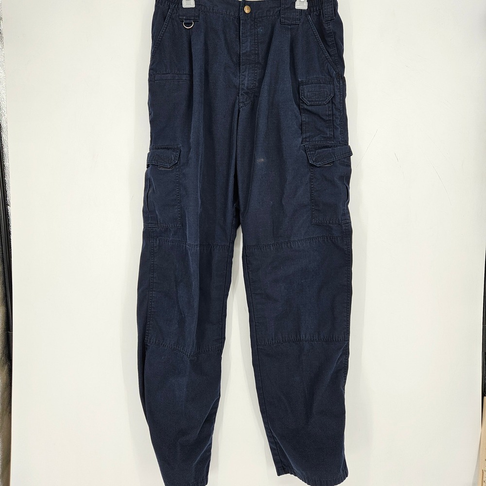 5.11 Tactical Pants Mens 34 Tactile PDU Utility Midnight Blue Ripstop Workwear‎